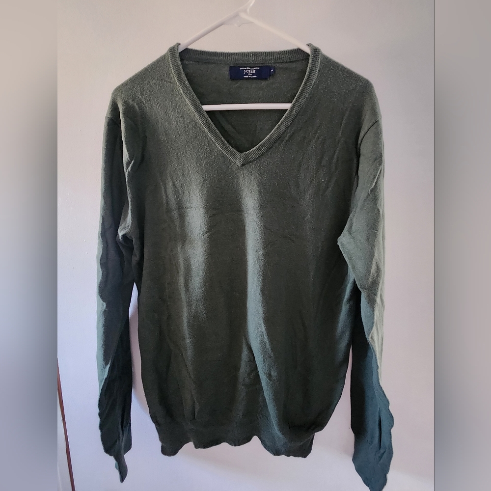 Size S mens J.crew Vneck Sweater. Cotton & Cashmere Blend